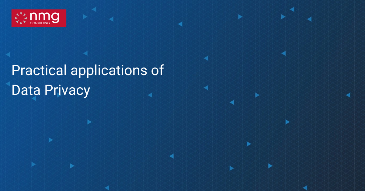 Practical applications of Data Privacy
